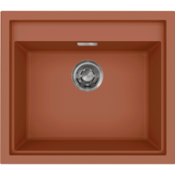 Elleci ELLECI - Mosogatótálca Sintesi 105 K83 Clay inox tartozékokkal LKS10583 Kerámia mosogatótálca