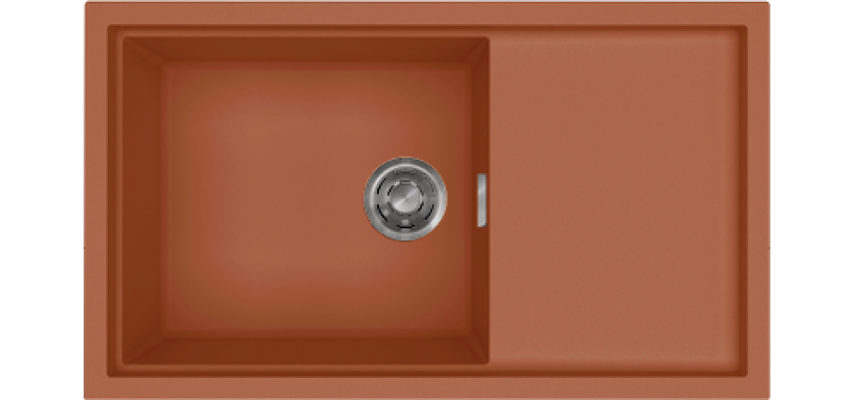 Elleci ELLECI - Mosogatótálca Sintesi 410 K83 Cavern Clay inox tartozékokkal LKS41083 Kerámia mosogatótálca Elleci ELLECI - Mosogatótálca Sintesi 410 K83 Cavern Clay inox tartozékokkal LKS41083 Kerámia mosogatótálca