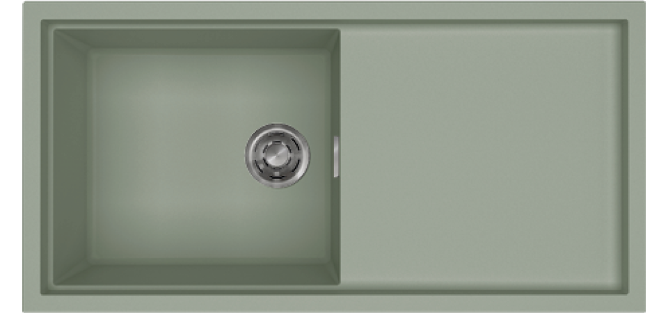 Elleci ELLECI - Mosogatótálca Sintesi 480 K82 Sage Green inox tartozékokkal LKS48082 Kerámia mosogatótálca Elleci ELLECI - Mosogatótálca Sintesi 480 K82 Sage Green inox tartozékokkal LKS48082 Kerámia mosogatótálca