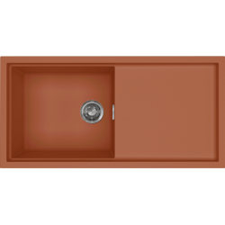Elleci ELLECI - Mosogatótálca Sintesi 480 K83 Clay inox tartozékokkal LKS48083 Kerámia mosogatótálca
