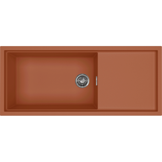 Elleci ELLECI - Mosogatótálca Sintesi 510 K83 Clay inox tartozékokkal LKS51083 Kerámia mosogatótálca