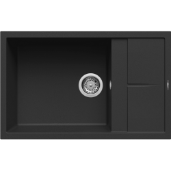 Elleci ELLECI - Mosogatótálca Unico 310 K86 Black LKU31086 Kerámia mosogatótálca