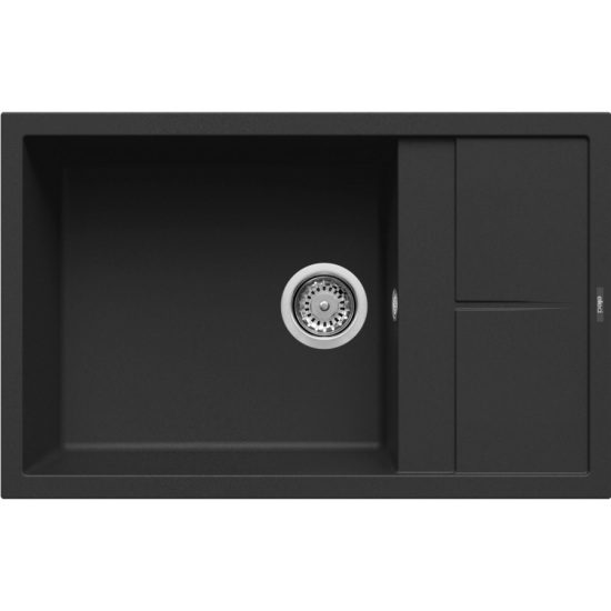 Elleci ELLECI - Mosogatótálca Unico 310 K86 Black LKU31086 Kerámia mosogatótálca