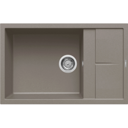 Elleci ELLECI - Mosogatótálca Unico 310 K93 Dove Grey - Kifutó termék! LKU31093 Kerámia mosogatótálca
