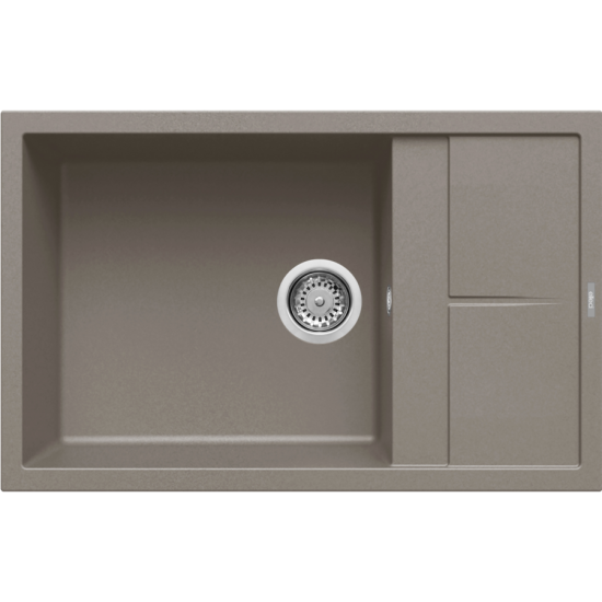 Elleci ELLECI - Mosogatótálca Unico 310 K93 Dove Grey - Kifutó termék! LKU31093 Kerámia mosogatótálca