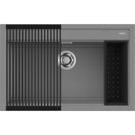 Elleci ELLECI - Mosogatótálca Best 130 Workstation Szett M73 Titanium LMB13073K2 Mosogatótálca