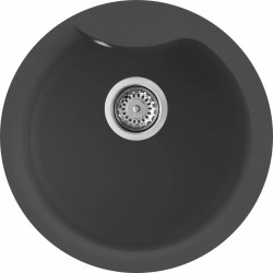 Elleci ELLECI - Mosogatótálca Ego ROUND M70 Nero Metal LMEROU70 Mosogatótálca