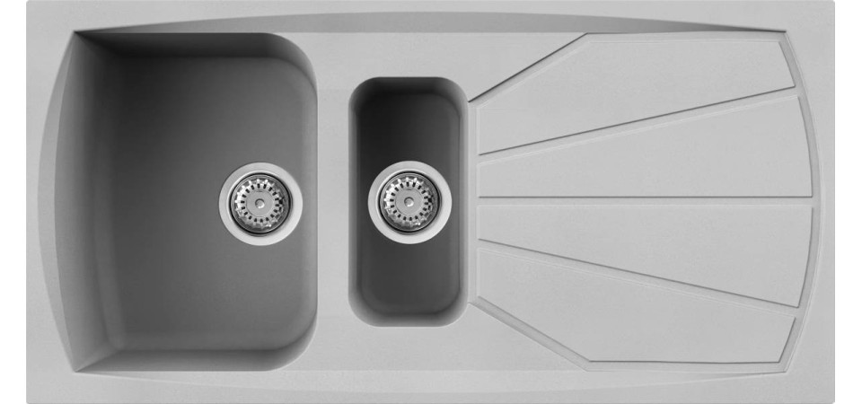 Elleci ELLECI - Mosogatótálca Living 475 M79 Aluminium - Kifutó termék! LML47579 Mosogatótálca