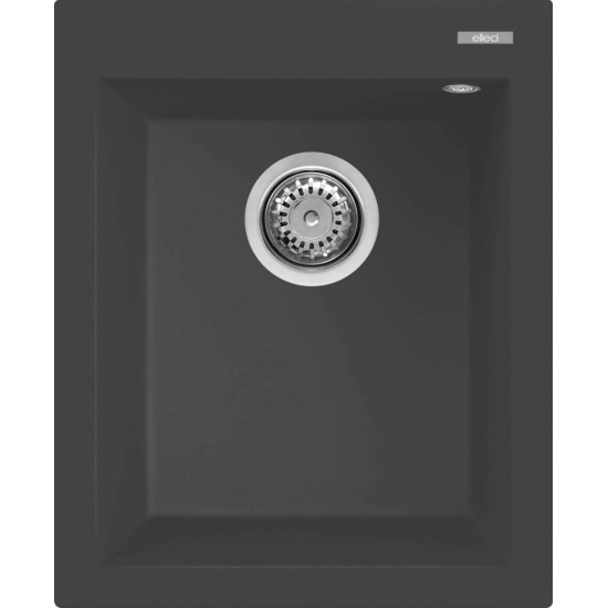 Elleci ELLECI - Mosogatótálca Quadra 100 M70 Nero Metal LMQ10070 Mosogatótálca