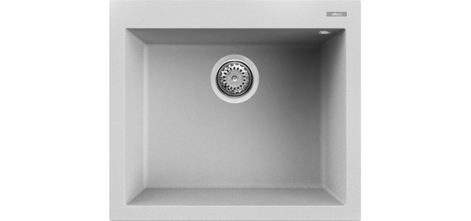 Elleci ELLECI - Mosogatótálca Quadra 105 M79 Aluminium LMQ10579 Mosogatótálca