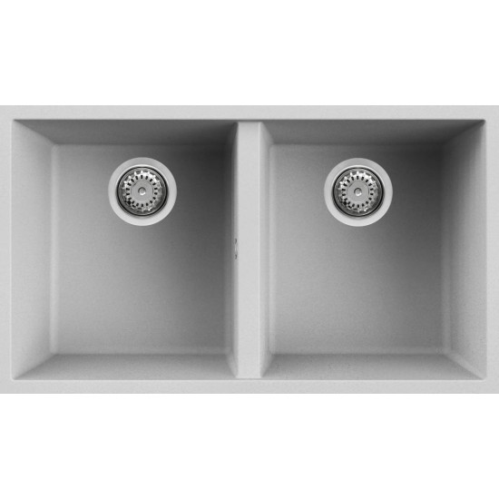 Elleci ELLECI - Mosogatótálca Quadra 350 UM M79 Aluminium munkalap alá szerelhető LMQ35079BSO Mosogatótálca