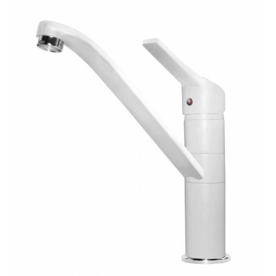 Elleci Elleci OUTLET - Csaptelep Teseo Granitek G68 bianco - Kifutó termék! MGKTES68 Gránit csaptelep