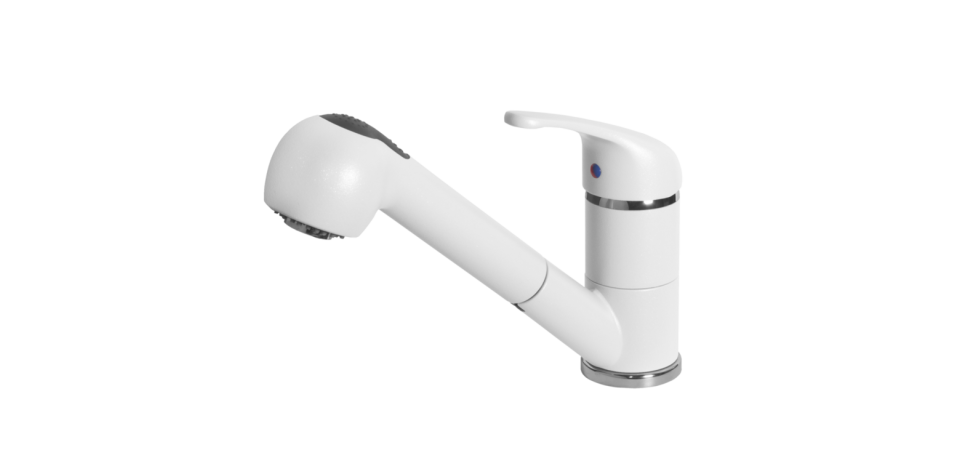 Elleci ELLECI - Csaptelep Venere G68 bianco MGKVEN68 Gránit csaptelep Elleci ELLECI - Csaptelep Venere G68 bianco MGKVEN68 Gránit csaptelep