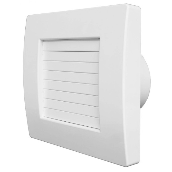 Aerauliqa Aerauliqa QA-120 BB ventilátor automata előlapzárással Axiális szellőztető ventilátor
