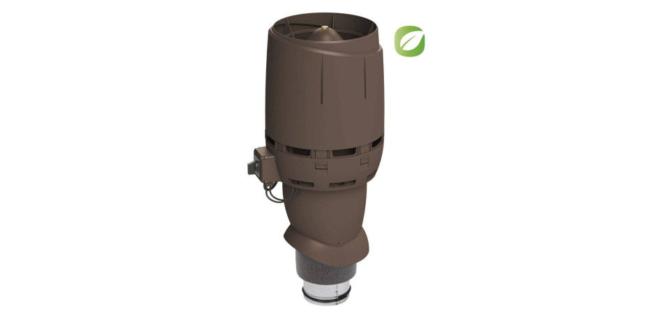 VILPE Vilpe ECo125P/500 FLOW tetőventilátor, barna Szellőztető ventilátor tartozékok VILPE Vilpe ECo125P/500 FLOW tetőventilátor, barna Szellőztető ventilátor tartozékok