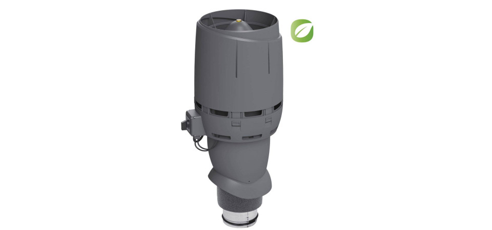 VILPE Vilpe ECo125P/500 FLOW tetőventilátor, szürke Szellőztető ventilátor tartozékok VILPE Vilpe ECo125P/500 FLOW tetőventilátor, szürke Szellőztető ventilátor tartozékok