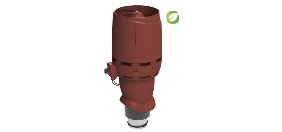 VILPE Vilpe ECo125P/500 FLOW tetőventilátor, vörös Szellőztető ventilátor tartozékok VILPE Vilpe ECo125P/500 FLOW tetőventilátor, vörös Szellőztető ventilátor tartozékok