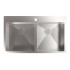 Cata CATA - Mosogatótálca CBS-2 40-40 R10 inox Rozsdamentes acél mosogatótálca