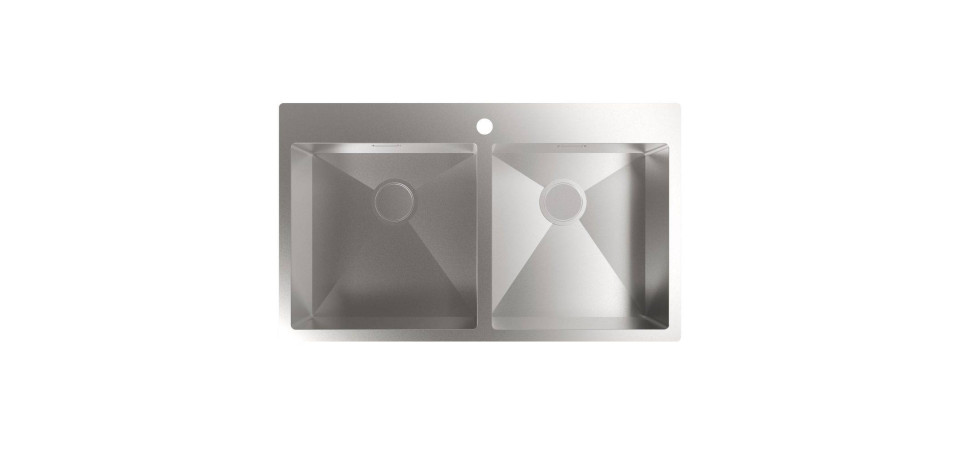 Cata CATA - Mosogatótálca CBS-2 40-40 R10 inox Rozsdamentes acél mosogatótálca
