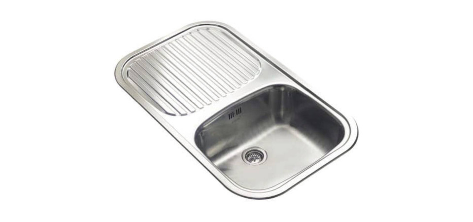 Cata Cata OUTLET - Mosogatótálca C1SC inox medence jobb oldalt - Szépséghibás termék! Rozsdamentes acél mosogatótálca