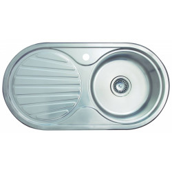 Cata Cata OUTLET - Mosogatótálca RD-1 L inox medence jobb oldalt - Kifutó termék! Rozsdamentes acél mosogatótálca