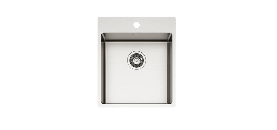 Elleci ELLECI - Mosogatótálca Compass 400 inox munkalapra és szintbe is szerelhető LIM400SAC Rozsdamentes acél mosogatótálca