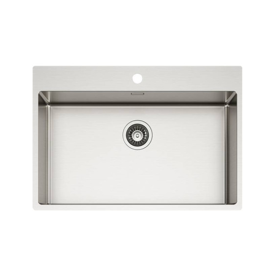 Elleci ELLECI - Mosogatótálca Compass 700 inox munkalapra és szintbe is szerelhető LIM700SAC Rozsdamentes acél mosogatótálca