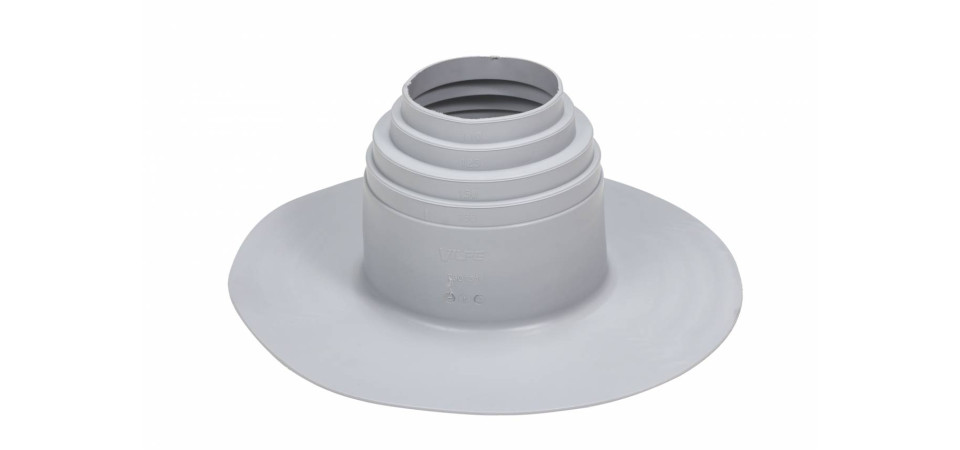 VILPE VILPEÂR PVC tető csőmandzsetta, világosszürke Szellőztető ventilátor tartozékok VILPE VILPEÂR PVC tető csőmandzsetta, világosszürke Szellőztető ventilátor tartozékok