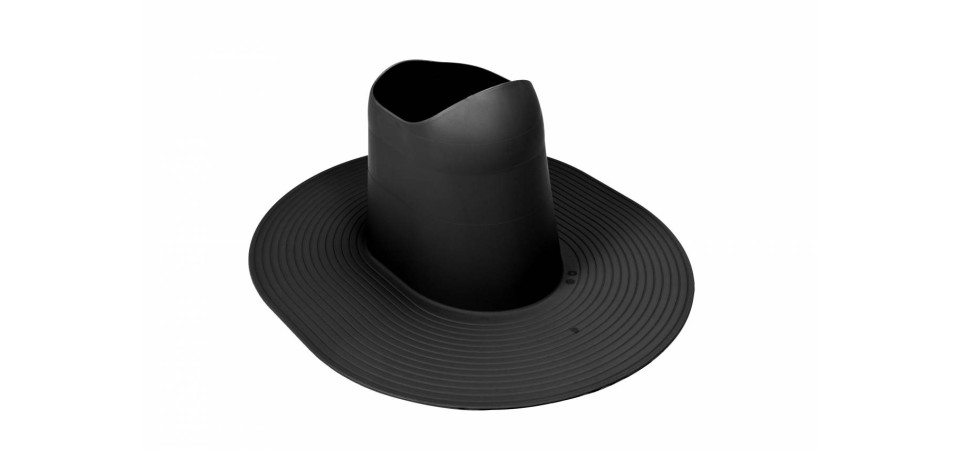 VILPE VILPEÂR magasított zsindelyátvezető elem, fekete Szellőztető ventilátor tartozékok VILPE VILPEÂR magasított zsindelyátvezető elem, fekete Szellőztető ventilátor tartozékok