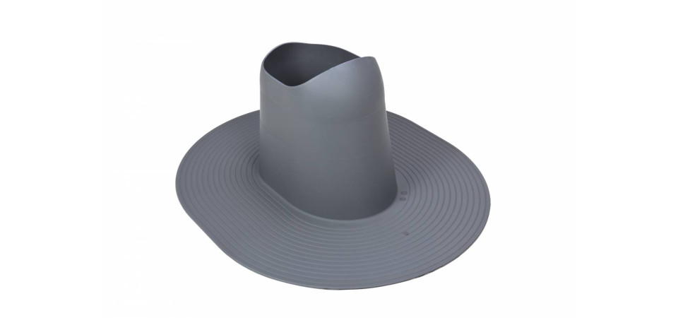 VILPE VILPEÂR magasított zsindelyátvezető elem, szürke Szellőztető ventilátor tartozékok VILPE VILPEÂR magasított zsindelyátvezető elem, szürke Szellőztető ventilátor tartozékok