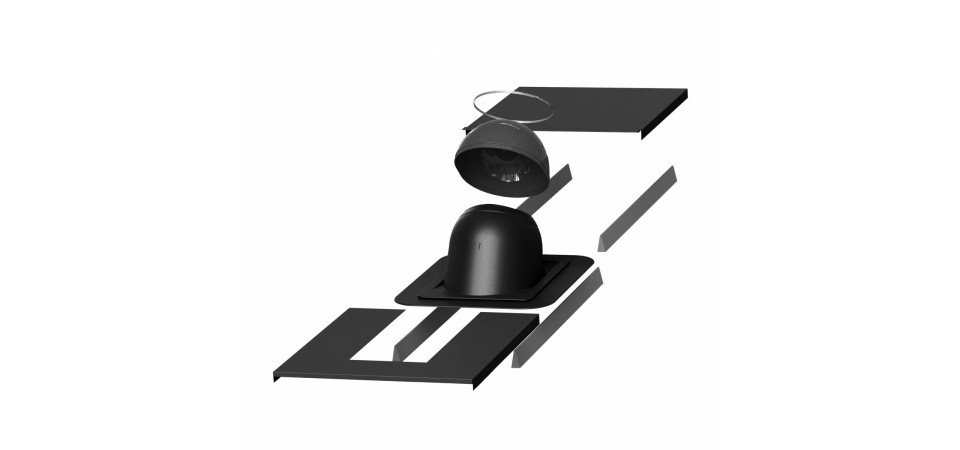 VILPE VILPEÂR 1. számú kör keresztmetszetű kéményátvezető készlet, fekete Szellőztető ventilátor tartozékok VILPE VILPEÂR 1. számú kör keresztmetszetű kéményátvezető készlet, fekete Szellőztető ventilátor tartozékok