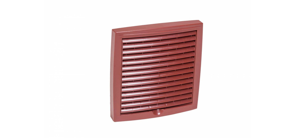 VILPE VILPEÂR 150 x 150 multifunkciós rács, vörös Szellőztető ventilátor tartozékok VILPE VILPEÂR 150 x 150 multifunkciós rács, vörös Szellőztető ventilátor tartozékok