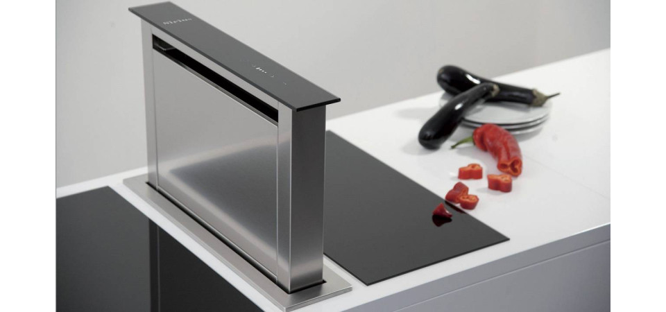 Sirius Sirius OUTLET - Páraelszívó S-DD3 TC EM 52 fekete üveg - Kiállított bemutatótermi darab! Pultba építhető páraelszívó