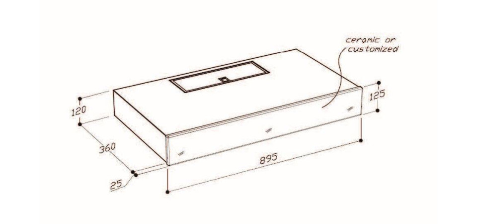 Sirius Sirius - Páraelszívó SL-123 GEORGIE Beige Kürtős páraelszívó