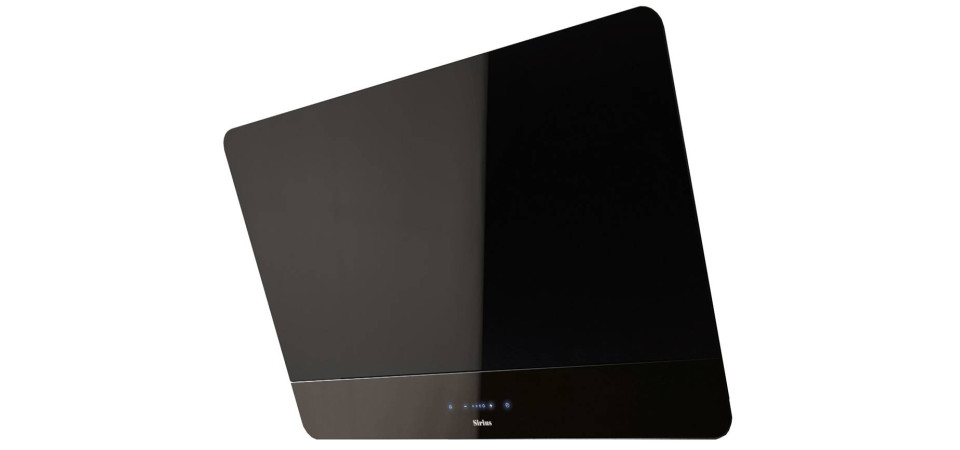 Sirius Sirius - Páraelszívó SLTC-93 SKINNY TW 80 cm fekete Kürtős páraelszívó